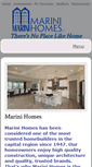 Mobile Screenshot of marinihomes.com